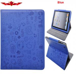  Elegant Embosed Ipad 1 Ipad Air PU Leather Cover Cases Support Smart Sleep/Wake Up Manufactures