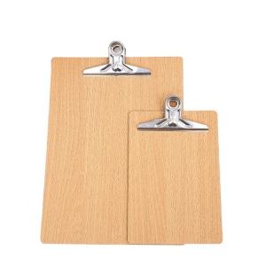 China Customized Wooden Clipboard A4 Size Writing Clipboard with Customer's Request Logo on sale
