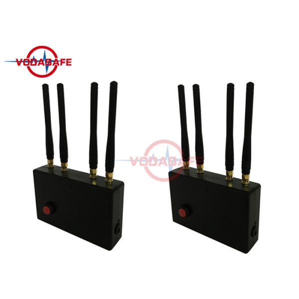30 - 100m Shielding Electronic Device Jammer , Remote Control Signal Jammer ABS Material