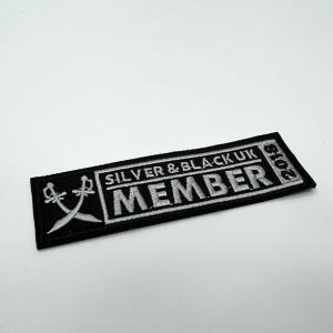 Personalized Custom Embroidered Patches Iron On Backing Twill Cotton Material