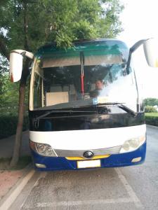 China Left Hand Drive Used Yutong Buses / 2011 Year Used Coach Bus For Transport Company on sale