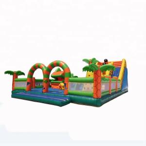  OEM Outdoor Inflatable Playground For Kids Climb And Slide Combo Playland Giant Bouncy Castles Manufactures