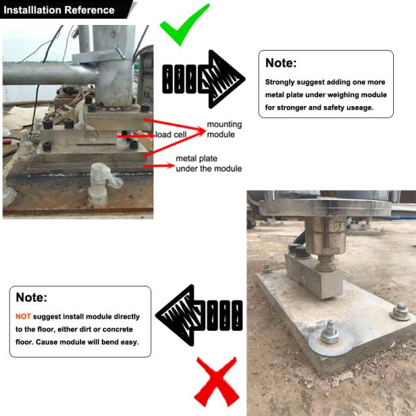500Kg 1Ton 2Ton 3Ton Load Cell Sensor Module Tank Hooper silo weighing system with Manufacturing Date Code 2022.11.15