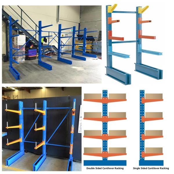 2500KG Cantilever Storage Rack System OEM Cantilever Pipe Storage Racks
