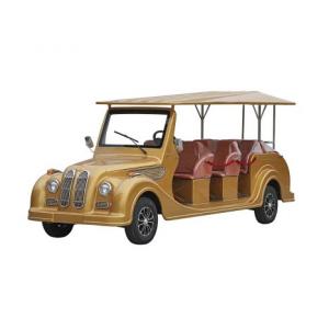 China Electric Tourist Sightseeing Vintage Car With Metal Frame Structure on sale