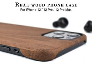 China Wear Resistant Super Thin Wood Phone Case For iPhone 12 Pro Max on sale