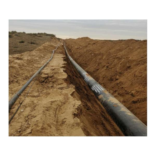 FRP Ultra High Polymer Continuous Composite Pipe Plastic Black PE Tubing DN1200