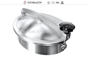 China 200mm Round Tank Manhole Cover Mirror / Matt Polished Without Pressure on sale