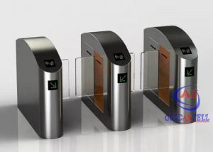 China Stainless Steel Waist Height Turnstile ESD BLDC Motor Security Door For Gym on sale
