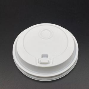 China Food Grade Plastic Paper Cup Lids Non Smell Biodegradable For Drinking Cup on sale