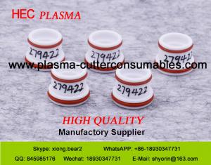 China Silver Electrode Swirl Ring 279458 / 279422 For Kaliburn Spirit 400 Plasma Cutting Torch Body on sale