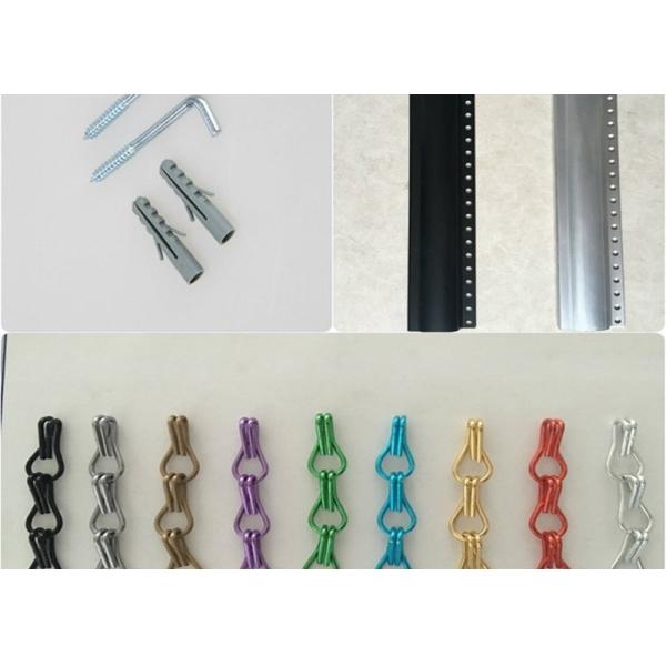 12mm hole Decorative Wire Mesh / Aluminum Chain Link Fence Plain Weave