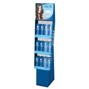 Buy cheap Colorful graphic retail corrugated cardboard display stand racks for show from wholesalers