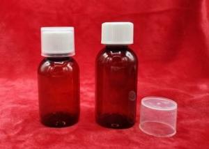 China 60 To 120ml Medicine Syrup Bottle , Low Light Transmission Small Syrup Bottles  on sale