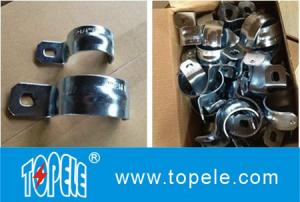 China IMC Conduit And Fittings,Zinc Plated Steel One Hole EMT / IMC Conduit Straps/UL listed galvanized steel Rigid one hole s on sale
