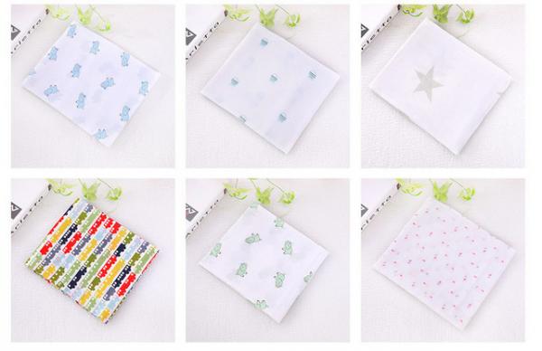 Printed Pattern Multi Functional Baby Cotton Bath Towels 140g Weight Of Fabric
