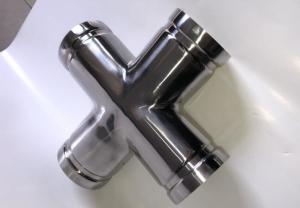  High Accuracy Grooved Pipe Coupling Grooved Cross With Fine Polished Manufactures
