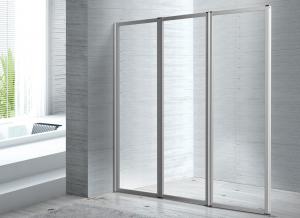China Folded Screen Glass 1400 X 800 Walk In Shower Enclosure CE SGS Certification on sale