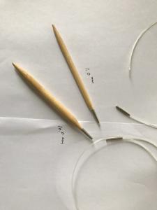 China Interchangeable CIRCULAR Bamboo Knitting Needles,similar like HiYaHiYa, size from 3.0 to 9.0mm on sale