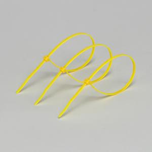  Multi Purpose Yellow Nylon Cable Ties 3.6mmX250mm Self Locking Nylon 66 Cable Ties Manufactures