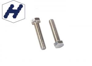 China M10 Threaded Stud Bolt Din934 Hex Head Bolt Nut Titanium Plating Bolts And Nuts on sale