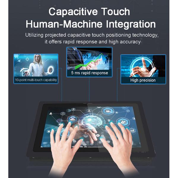 15.6 inch Embedded Controller Industrial Touch Screen Computer with Whole Aluminum Alloy Casing