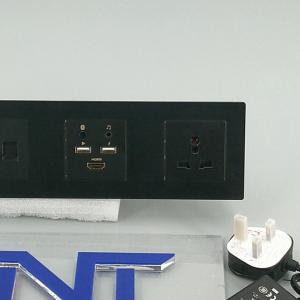 desk wall socket / table power plugs for hotel furniture with usb port