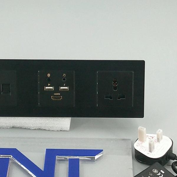 Quality desk wall socket / table power plugs for hotel furniture with usb port for sale