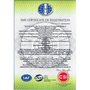 Hunan Stron Smart Co., Ltd Certifications