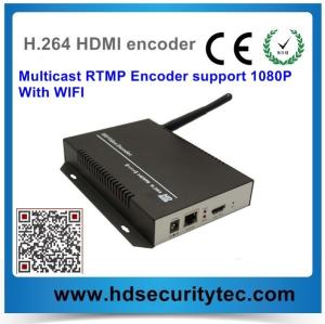 China HDMI Video Encoder H.264 latest HD Multicast RTMP Encoder support 1080P With WIFI on sale