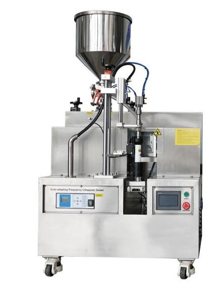 Quality 280ml Tube Filling Sealing Machine 20pcs/Min 1.6kw Batch Numbering for sale