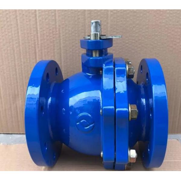 Q41F ANSI flanged cast iron ASTM A126-B ball valve