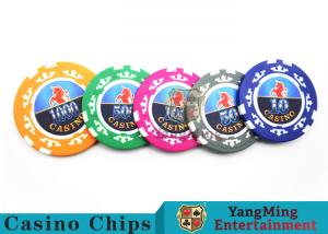 High Precision Casino Poker Chip Set / Poker Table Set For Gambling Games Manufactures