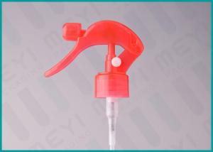 China 28/410 Red PP Spray Trigger Nozzle Head Smooth Closure For House Cleaning on sale