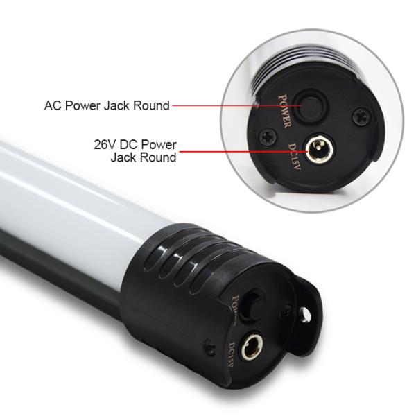 2ft handheld Photography Light Stick 8800mah Battery Powered Tube Light Wand DMX Bluetooth App Control