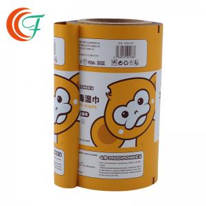 Wet Wipes Printed Packaging Film 80mic Metallized Polyester Film Cleaning Wipes Printed Laminated Rolls Manufactures
