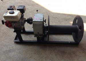  Cable Winch Puller 3 Ton Gas Engine Powered Cable Drum Winch for Hoisting Manufactures