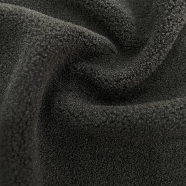 Polyester One Side Polar Fleece Fabric Knitted Keeping Warm For Sports Hoodies