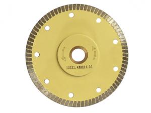  Turbo Continuous Rim Dry Diamond Cutting Disc , Fast Ceramic Cutting Wheel Manufactures