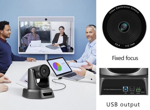 Tevo-Nv1080PRO USB PTZ Camera Fixed Focus HD Video Camera Wide Angel Video Conferencing Camera