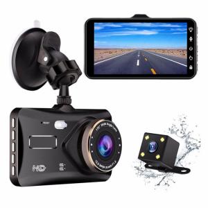 China Smart IPS WDR Car Mirror Camera DVR Auto Dashcam Front And Rear on sale