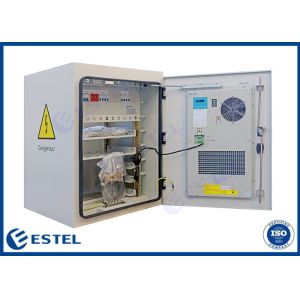 Buy cheap Theftproof 17U RAL7035 Outdoor Electronics Cabinet from wholesalers