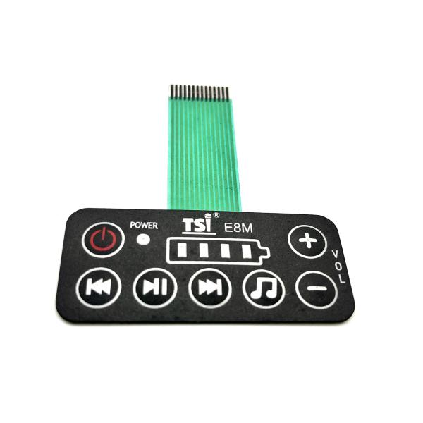 Silver Conductive Circuit Custom Membrane Keypad For Ocean Monitor