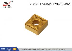  YBC251 Grade Tungsten Carbide Tool Inserts SNMG120408 High Wear Resistance Manufactures