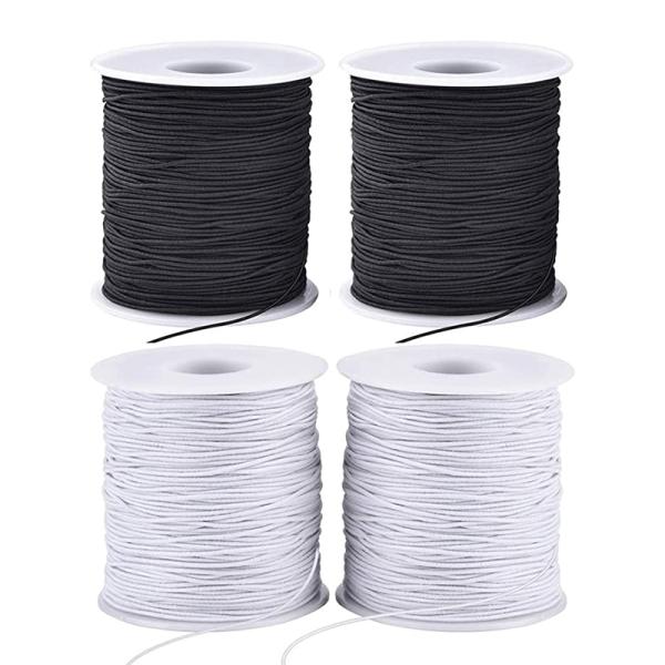 Polyester 1mm Stringing Elastic Cord / 1mm Elastic Cord For Bracelets