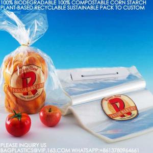 China Recyclable Sustainable Micro Perforate Bag With Customized Size BOPP Wicket Bread Cellophane Packaging Bag on sale