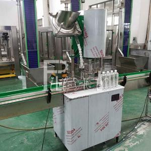  Plastic / PET Screw Cap Bottle Sealing Machine With Stainless Steel And High Speed Manufactures