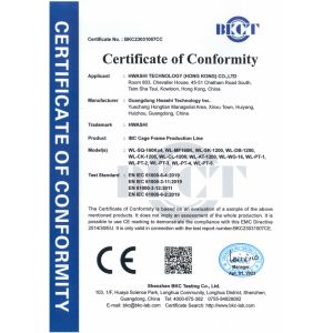GUANGDONG HWASHI TECHNOLOGY INC. Certifications
