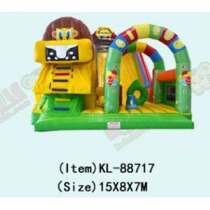 Small Commercial Bouncy Castle With Slide Children Playground