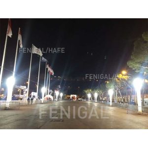  Inflatable light tower for parking lot, golf and event site super bright illumination Manufactures